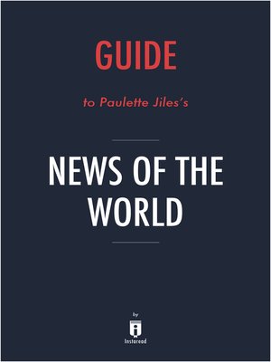 cover image of Guide to Paulette Jiles's News of the World by Instaread